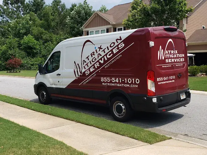 Matrix Mitigation Services vehicle
