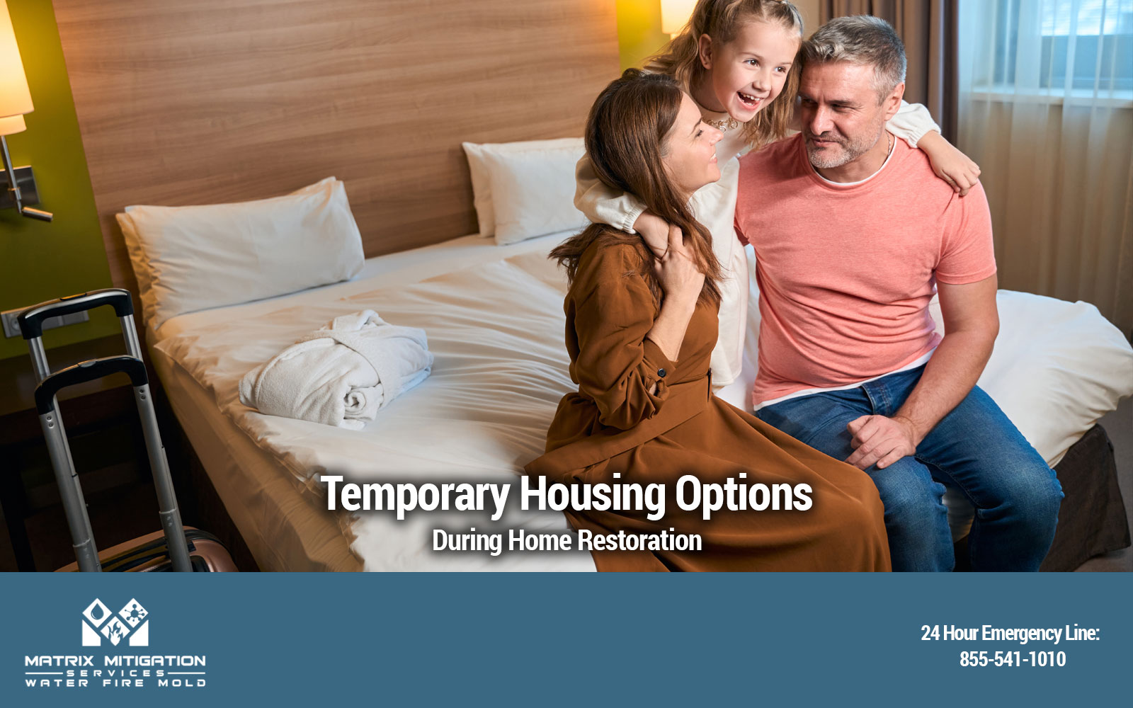 Temporary housing options during home restoration